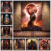 Classic Game Dark Souls Posters and Prints Vintage HD Decorative Canvas Painting Wall Art Pictures for Living Room Home Decor