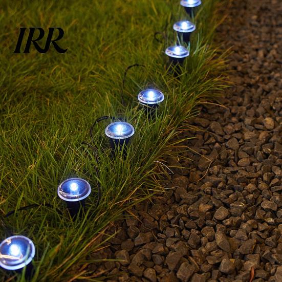 Decorative Solar Outdoor Lights 15 Pcs Mini Ground LED Flat Landscape Lighting Waterproof Small Walkway Garden with Auto On/Off for Pathway Yard