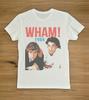 Винтажная футболка WHAM 1984 Джордж Майкл Эндрю Риджли Белая Унисекс S-5XL Унисекс Футболка