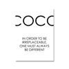 Fashion Coco Quotes Poster Print Woman Perfume Wall Art Canvas Painting Black White Pictures For Living Room Home Decoration