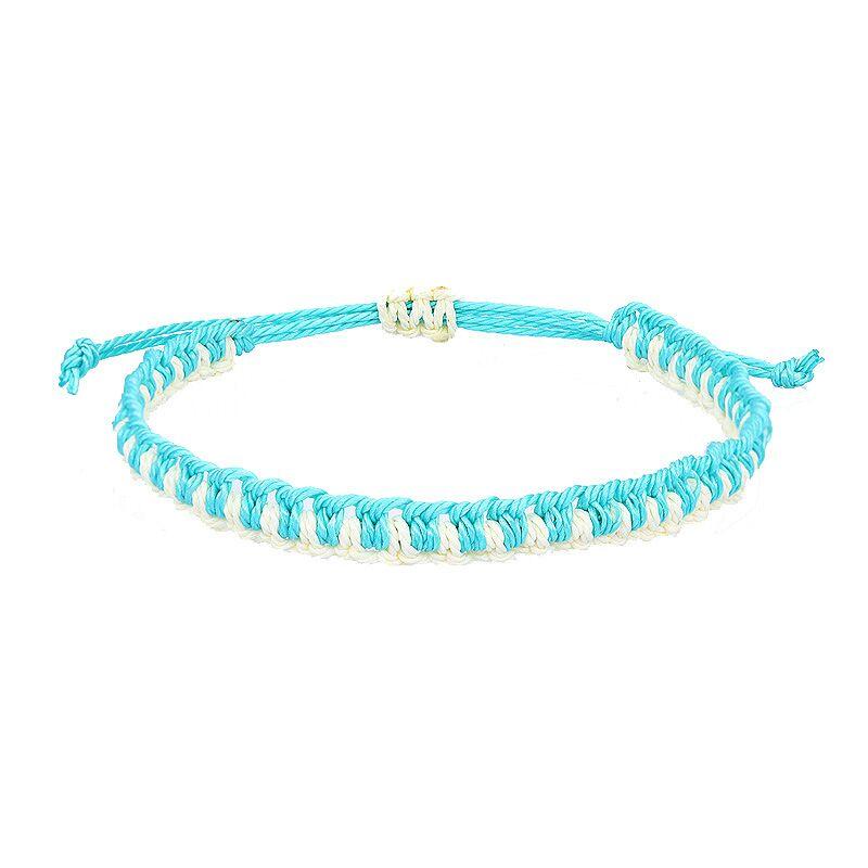 Colorful Woven Rope String Bracelet Boho Yoga Handmade Chic Friendship Bracelet for Men Women Child Lucky