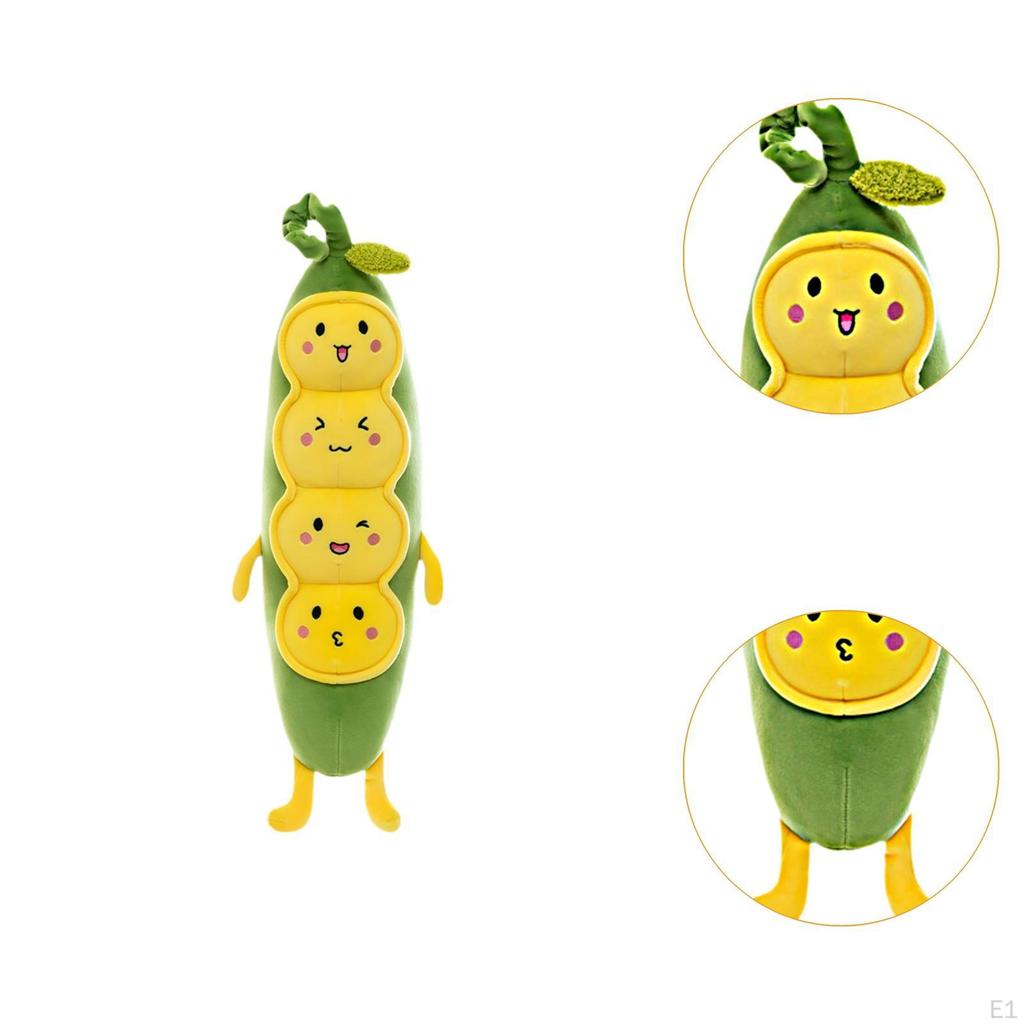 Коллекционная плюшевая игрушка-кукла «Горошина», подушка длиной 50 см для детской комнаты