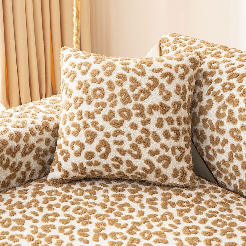 Мягкая подушка с тиснением плюша и песка, зимняя толстая противоскользящая высококачественная диванная полотенца, L-образный износостойкий и грязеотталкивающий чехол для дивана