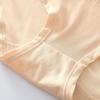 Fattened Plus Size Panties Breathable Lace Edge Solid Color Briefs High Waist