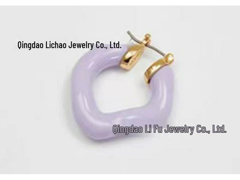 Лиза Стиль 2021 Модные Геометрические Круглые Серьги: Дизайн в стиле легкой роскоши