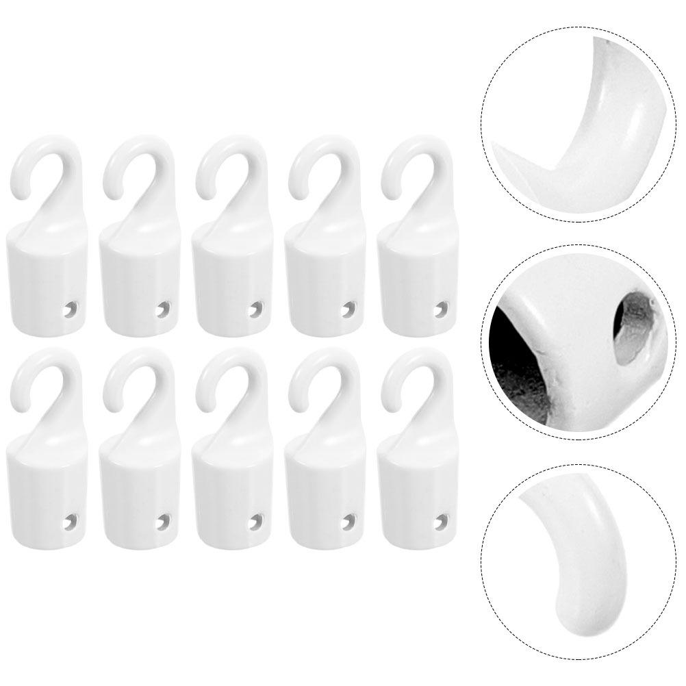 10 шт. Стильные крючки для шнура жалюзи Металлические сменные крючки для стержня управления жалюзи Крючок для стержня для жалюзи