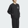 adidas Мужская черная толстовка с круглым вырезом и принтом дракона Originals IX4236