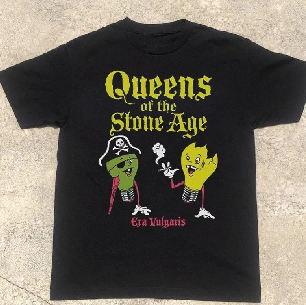 Горячая футболка группы Queens Of The Stone Музыка кантри Мужская S-4XL Футболка P675 Унисекс Футболка