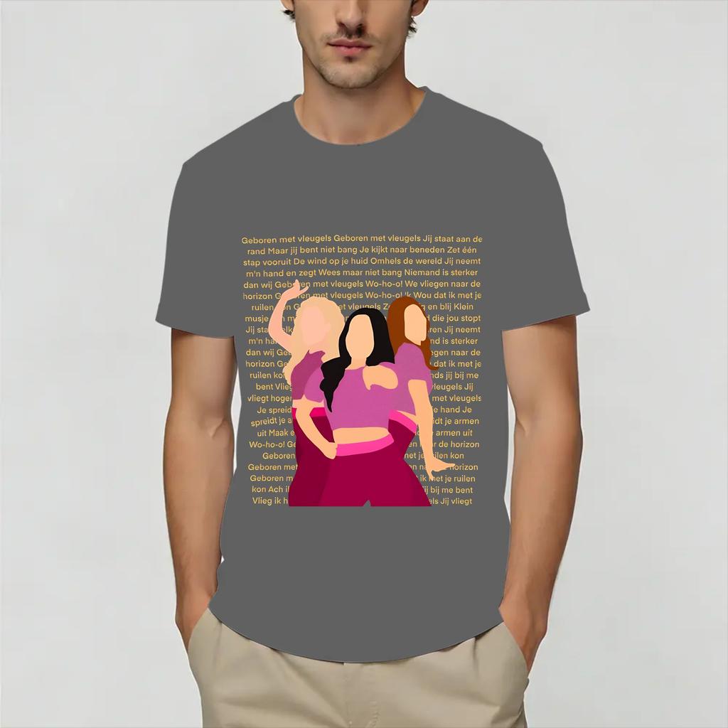 Unisexs TShirt K3 Vintage band Fashion Pure Cotton Tee Shirt Short Sleeve T Shirts Round Neck Clothing Printed