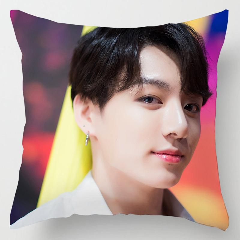 Уютная 45см Kpop Bts Bangtan Boys Наволочка Декоративная Мягкая Наволочка Для Дома
