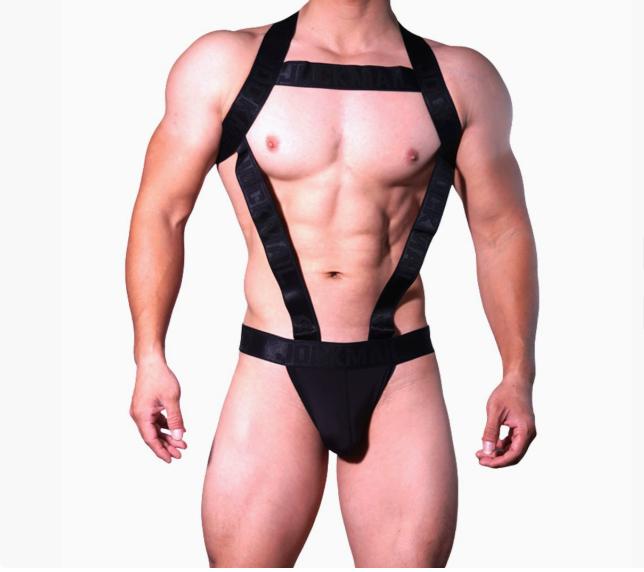 Мужское сексуальное нейлоновое нижнее белье джокстрап боди подтяжки комбинезоны мужская портупея гей нижнее белье мужское нижнее белье сисси трусики