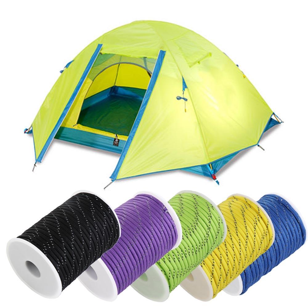 Lanyard Tent Lanyard Strap Parachute Line Umbrella Rope Reflective Paracord Reflective Tent Rope
