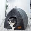 Cat Cottage Triangle Cat Litter Enclosed Cat House Pet Litter Warm Thickened Deep Sleep Kennel Pet Supplies