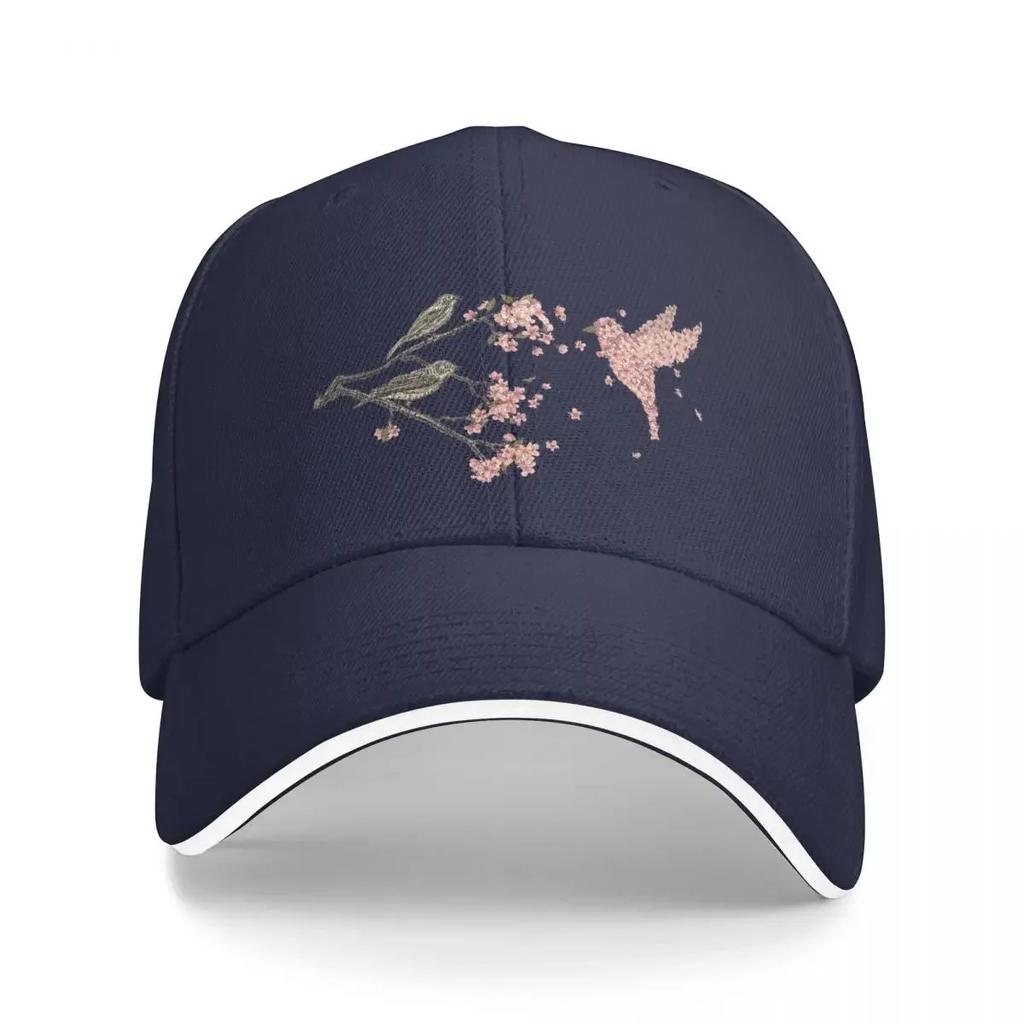 Blossom Bird Cap Fashion Casual Baseball Caps Adjustable Hat Hip Hop Summer Unisex Baseball Hats Customizable Polychromatic