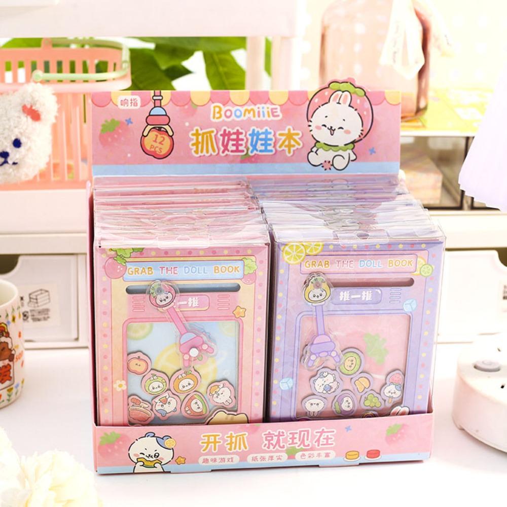 Цветная внутренняя страница Capybara Notebook Doll Claw Machine Square Letter Pad Small Notepad Office