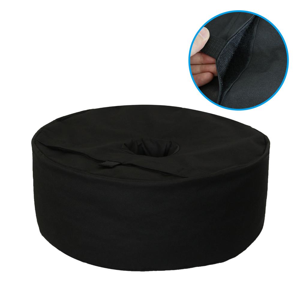 Мешок с песком для зонта, весовой мешок для навеса, круглые мешки с песком 15 дюймов для уличной пляжной палатки с навесом от солнца