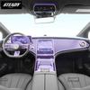 Для Mercedes Benz EQE 2022-2023 Автомобильный интерьер Центральная консоль Прозрачная TPU Пленка для защиты краски Антицарапина Наклейка LCD PPF