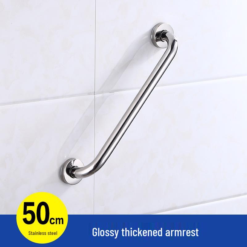 304 Stainless Steel Anti-Slip Bathroom Grab Bar for Elderly - Shower, Toilet, and Stair Handle.