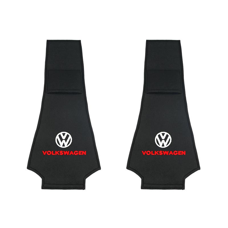 Set Car seat Neck Pillows&Seat Belt Cover Comfort Rest Travel Cushion For Volkswagen VW Scirocco CC Golf 6 GOLF 7 MK6 Polo zl0