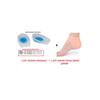 Orthopedic Gel Heel Support Insoles For Heel Spurs 100% Gel 2 Pcs Socks