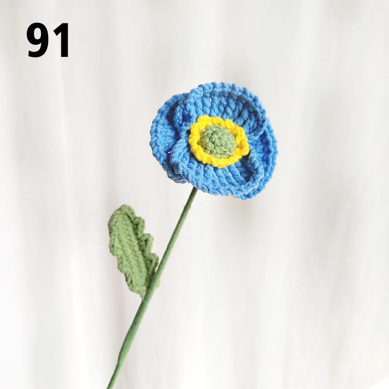 Подарок на День Учителя Подсолнух Вязаный Цветок Вязаный Цветок Ручной Работы Букет Домашний