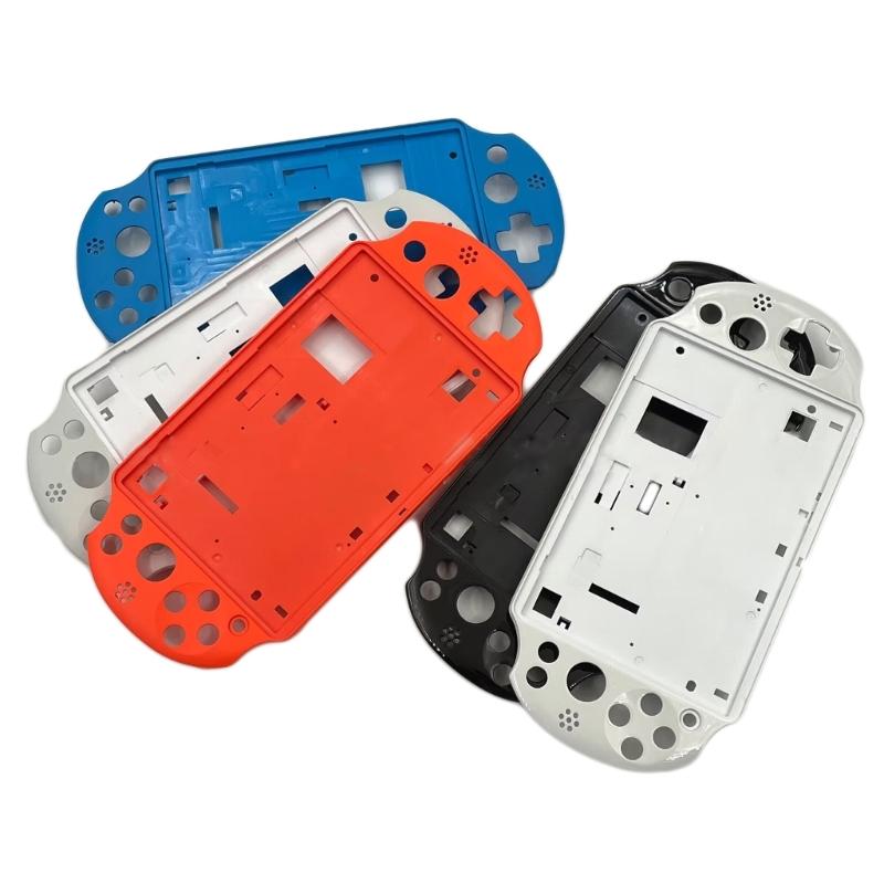For  Slim Game Console Housing Front Lcd Panel Frame Back Cover Shell Shock Absorption Antiscratch Repair Part