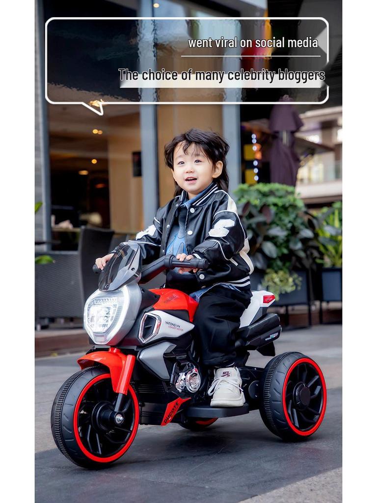 Перезаряжаемый электрический трехколесный велосипед Yatong Kids - Игрушка-каталка для раннего обучения для мальчиков и девочек