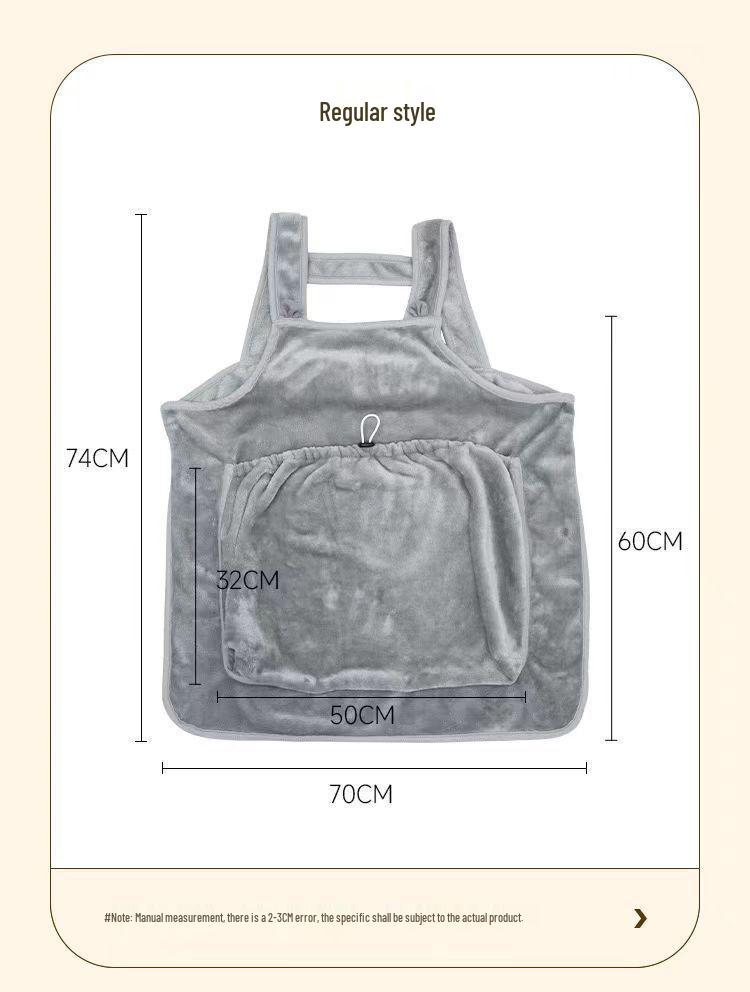 Фартук для обнимания кошек, устойчивый к шерсти