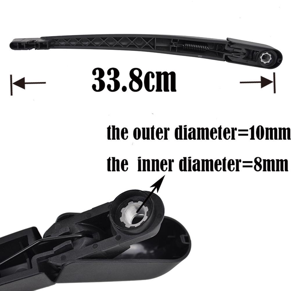 Xukey Rear Windscreen Wiper Arm Blade Set For Nissan Versa Tiida Quest 2007 2008 09 For Fiat Stilo Wagon Peugeot 307 Hatchback