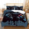 3D игровая консоль с принтом, комплект постельного белья, полноразмерный декор для спальни, микрофибра, высококачественный домашний текстиль