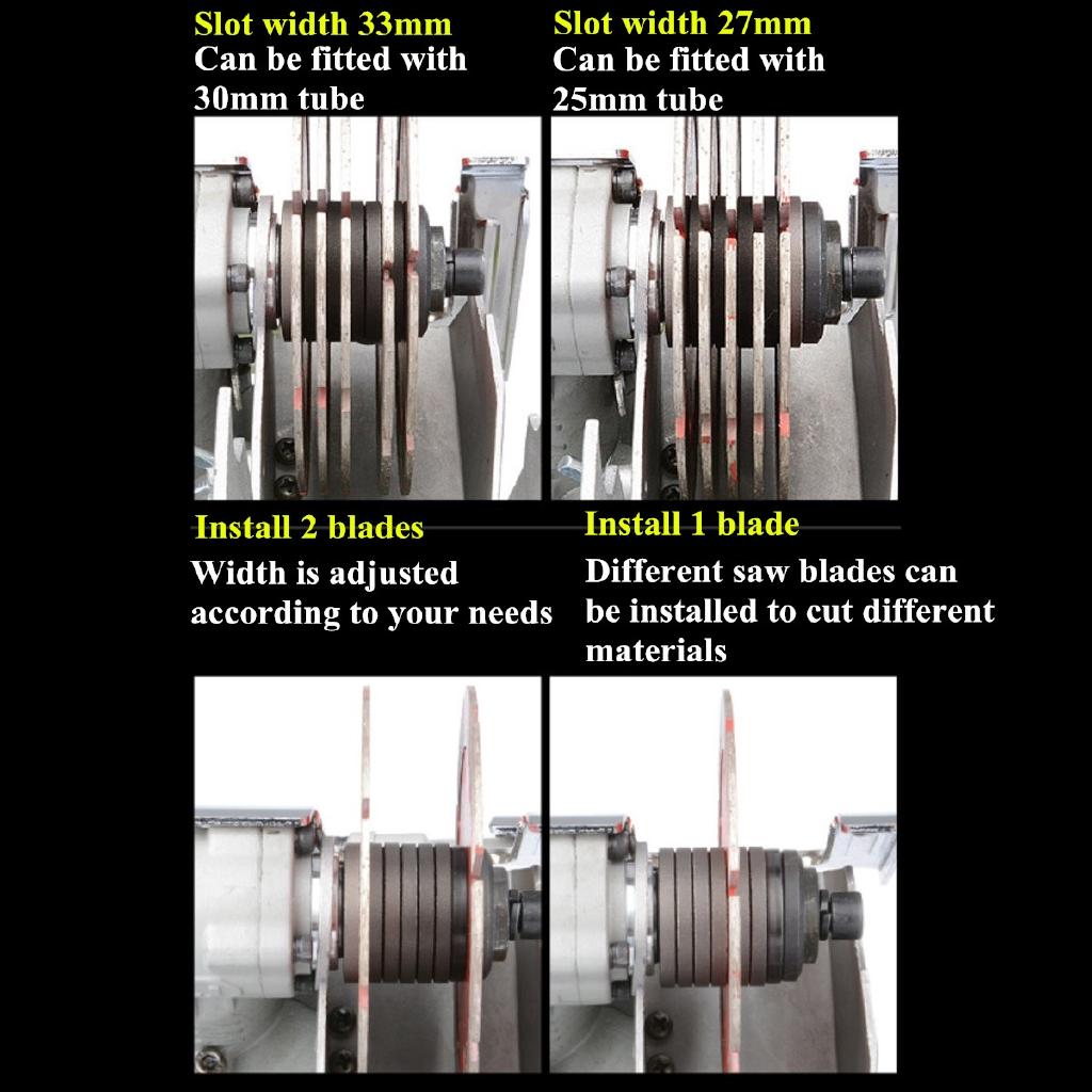 4000W Electric Slotting Brick Wall Chaser Cutting Grooving Machine 220V 4KW Steel Concrete Cutter Slotting Set Power Tools