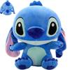 Adorable Lilo Stitch Plush Blue Kid Girl Soft Stuffed Toy Gift 30cm Cute Decor