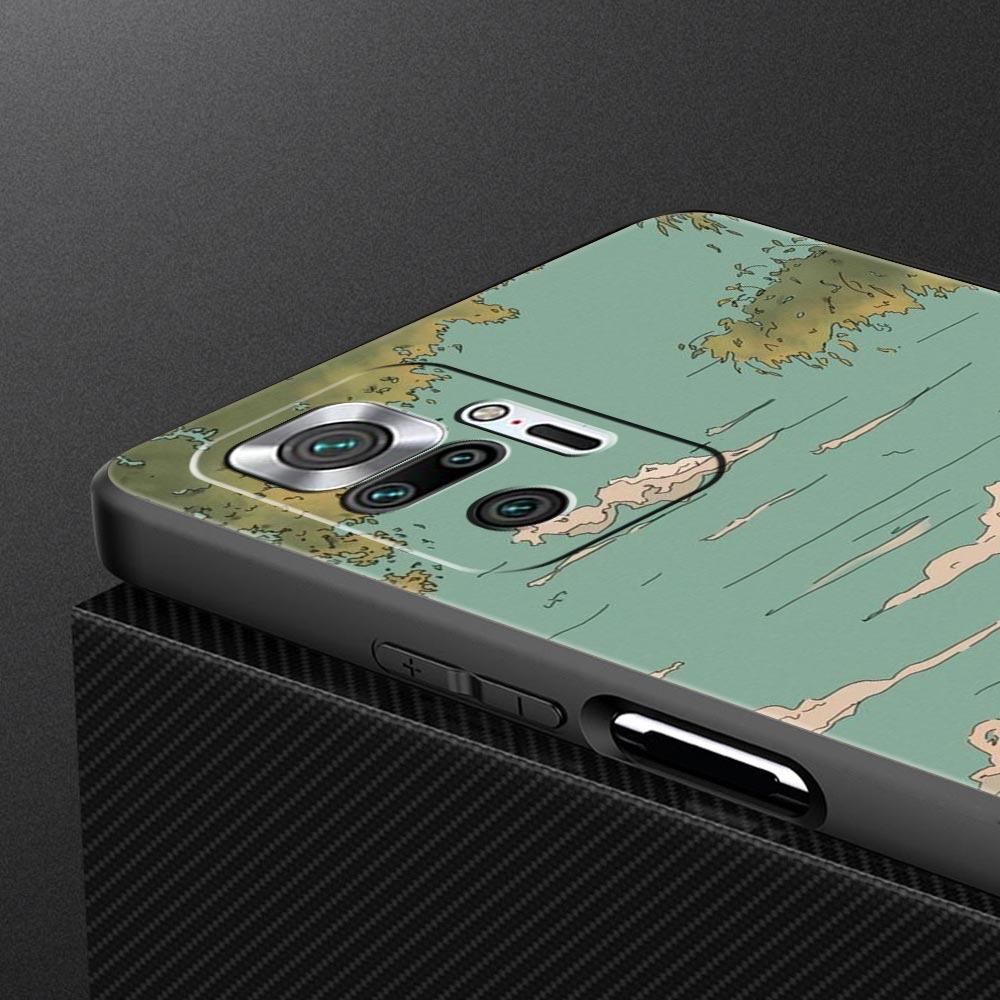 INS Korean Sunset Scenery For Xiaomi Redmi Note 12 5G Phone Case 10C 10 11 9 8 Pro Plus 9S 7 8T 9T 9A 8A 9C K50 K40 Gaming Cover