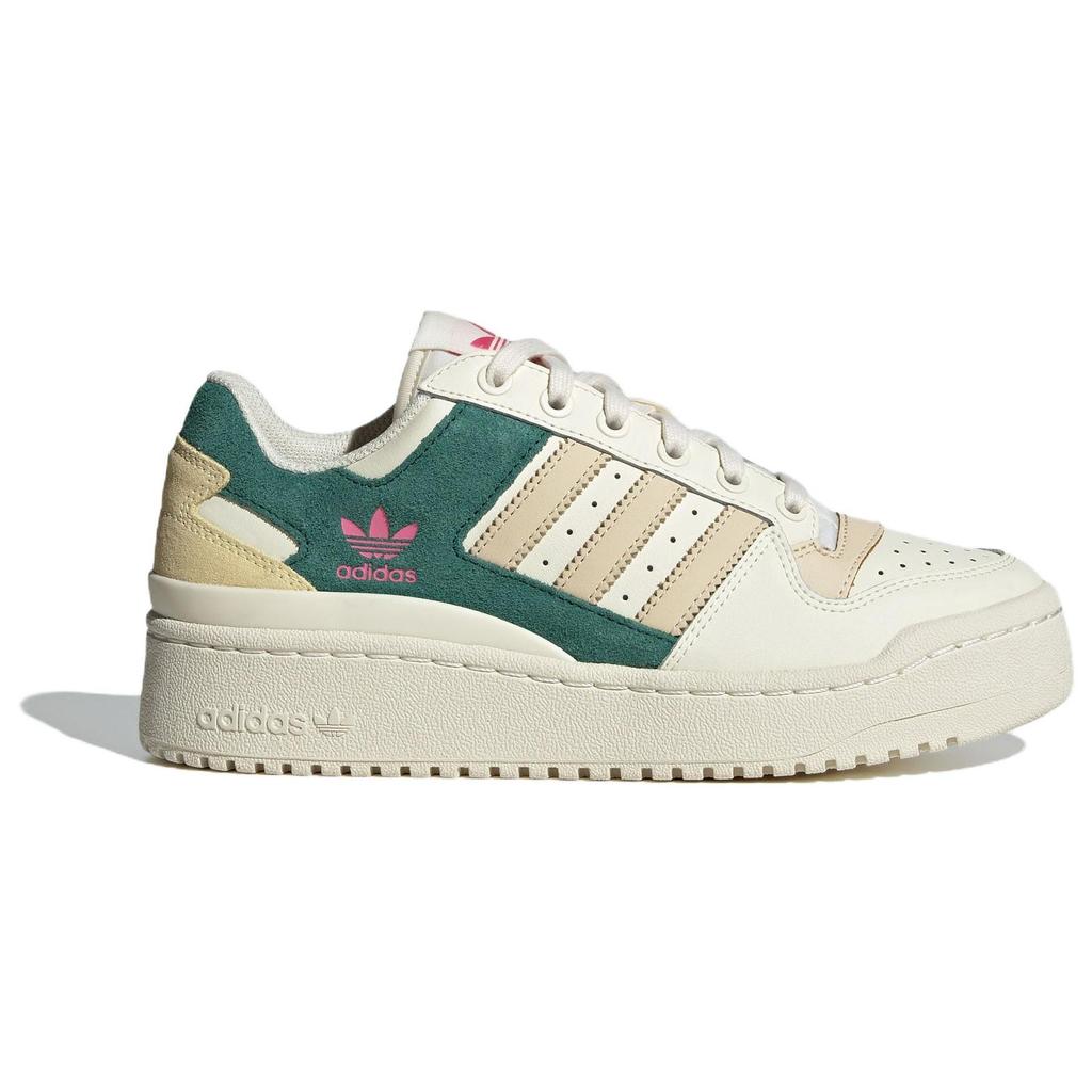 adidas Forum Bold Chalk Sand Strata Зеленые женские кроссовки Кремово-белые почти желтые ID7078