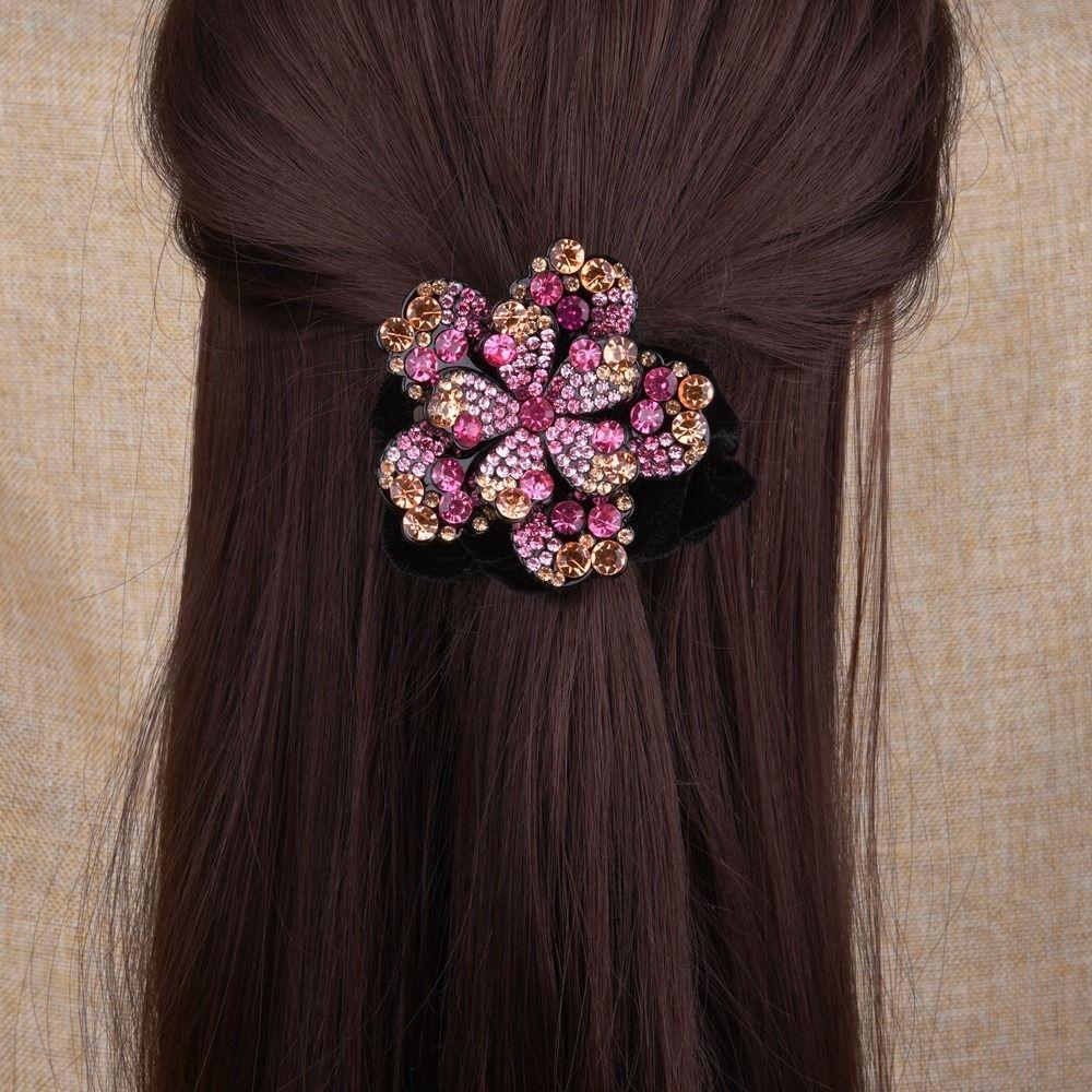 Резинки для волос со стразами, обруч для волос, цветочная веревка для волос, женские аксессуары для волос, головной убор в корейском стиле