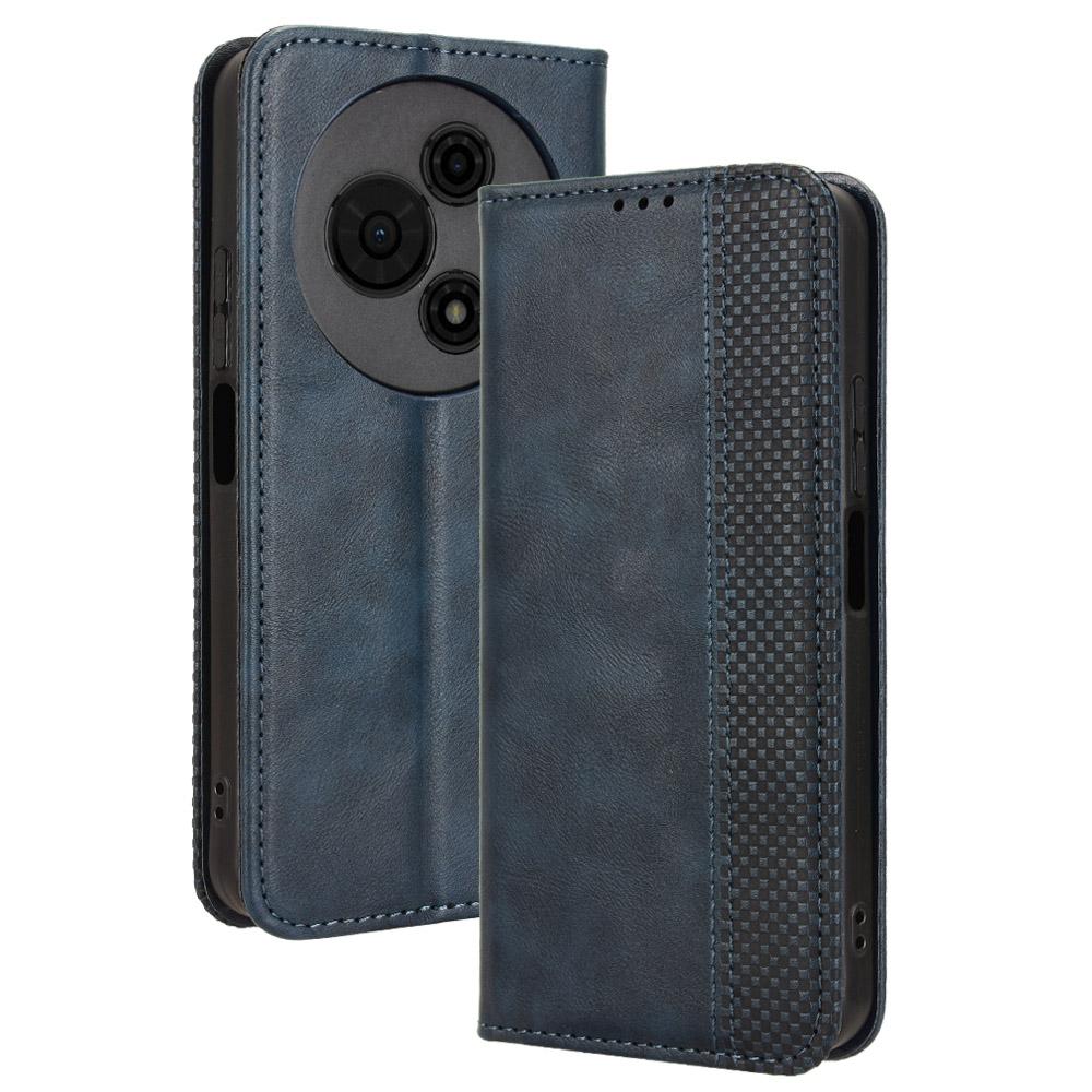 Для TCL 605 4G/60 SE Кожаный чехол-кошелек с подставкой Ретро текстура Чехол для телефона