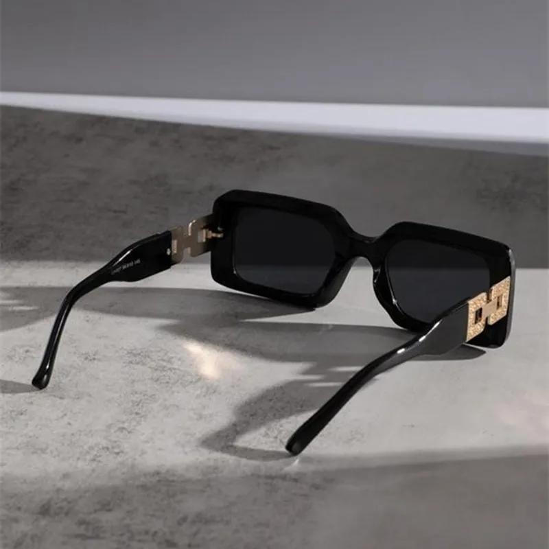 Модные роскошные дизайнерские квадратные солнцезащитные очки для мужчин и женщин, маленькие прямоугольные уличные солнцезащитные очки для женщин, винтажные солнцезащитные очки для вождения