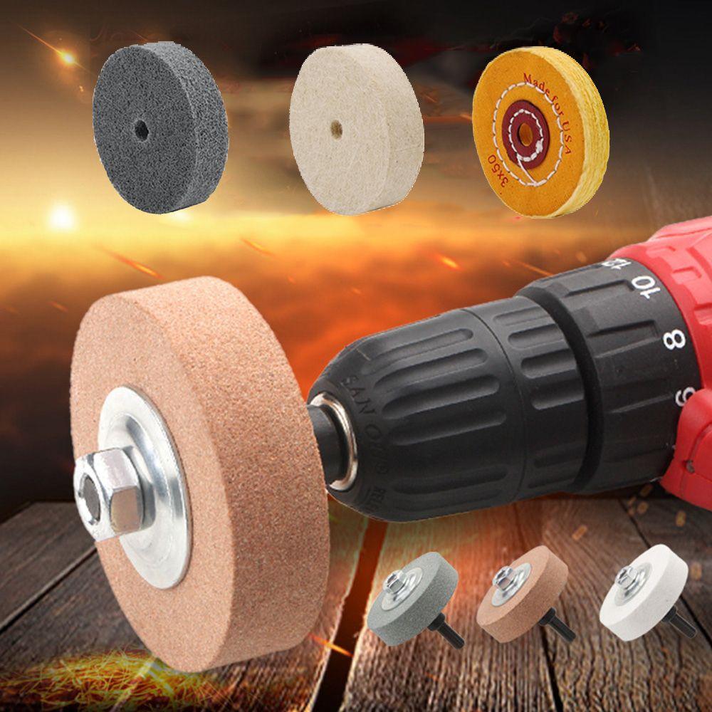 75mm Polish Metal Cotton Rotating Tool Abrasive Grinding Wheel Polishing Pad Grinding Disc Grinder