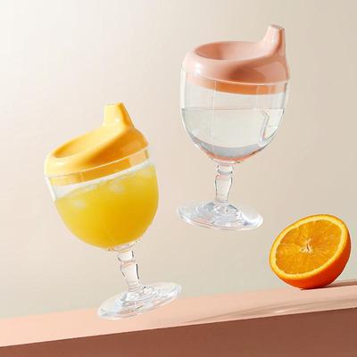 Детский пластиковый кубок, обучающий стакан для питья молока, сока, материал, защищающий от падения, анти-удушение, дизайн Mom & Pea YQ0101