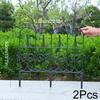 2 шт. Ограждение Барьер Ржавчиноустойчивый Ландшафтный Декоративный Защита от Животных Пластиковый Гибкий Домашний Двор Декор Садовое Окантовочное Ограждение