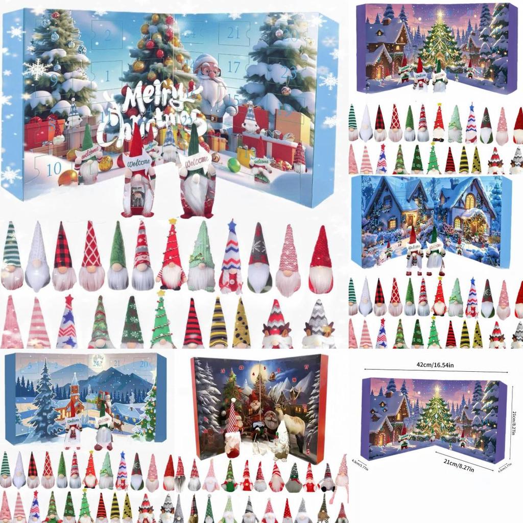 Christmas Gnome Advent Calendar Toy With Interactive Design For Family Fun And Child Development