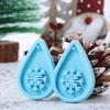 Making Tools Dangle UV Epoxy Earrings Resin Mold Merry Christmas Resin Silicone Mould Pendant Molds