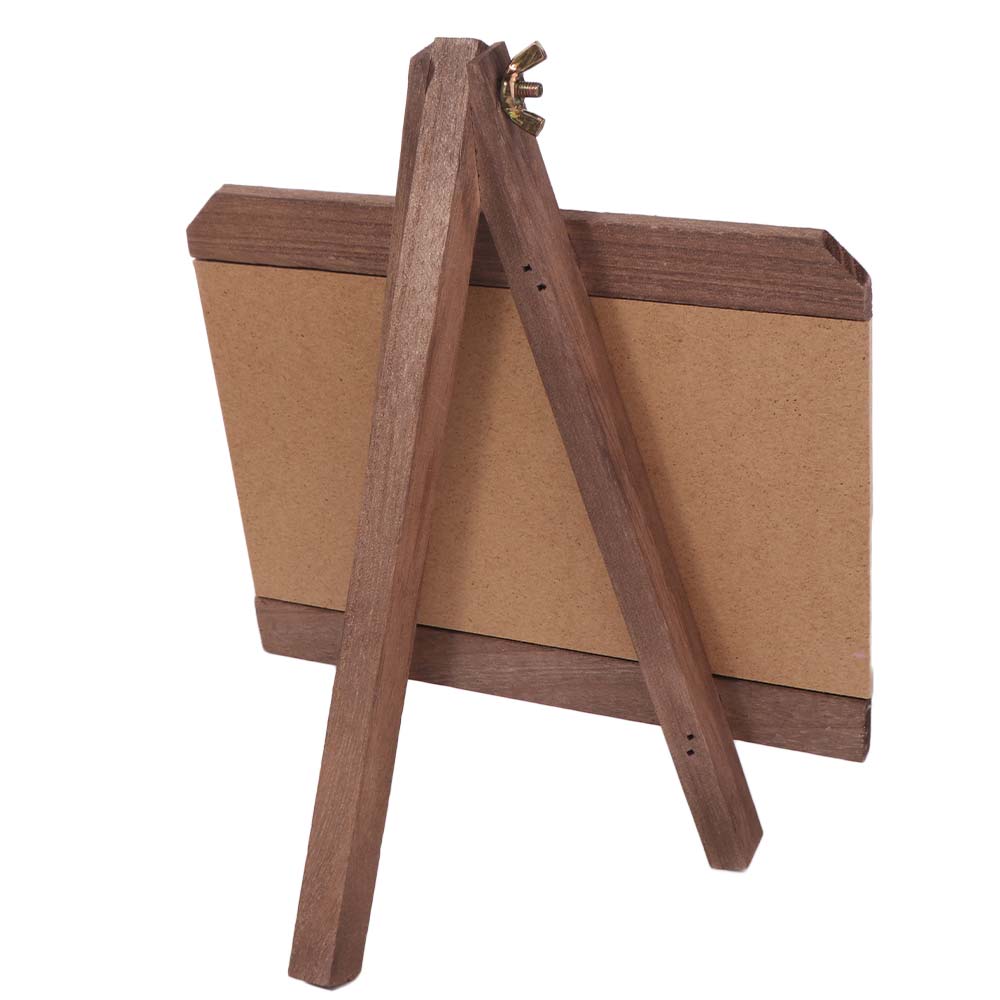 Collapsible Desktop Memo Board Mini Small Wooden Blackboard Erasable Chalkboard  Child-Safe