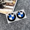 IQJD2 Car Steering Wheel Stickers Motorcycle Body Hub Decorative Sticker For BMW M Power Performance For BMW 50th Auto Car Accessory