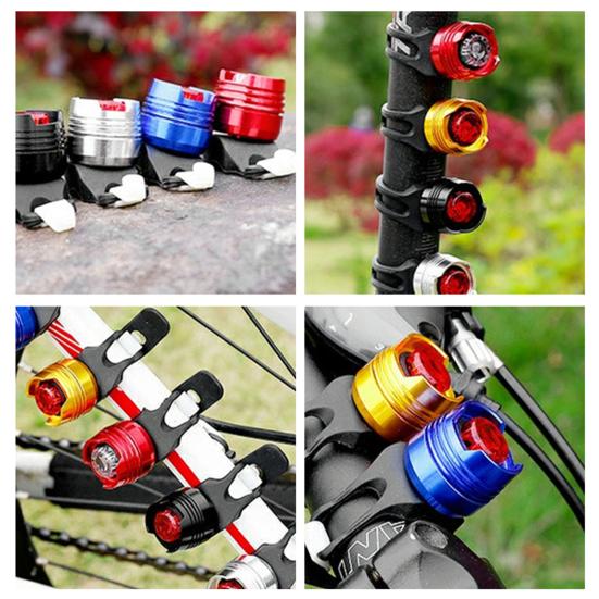 Bicycle Taillight High Brightness Waterproof Multiple Lighting Modes Simple Installation Bike Safety Warning Tail Light