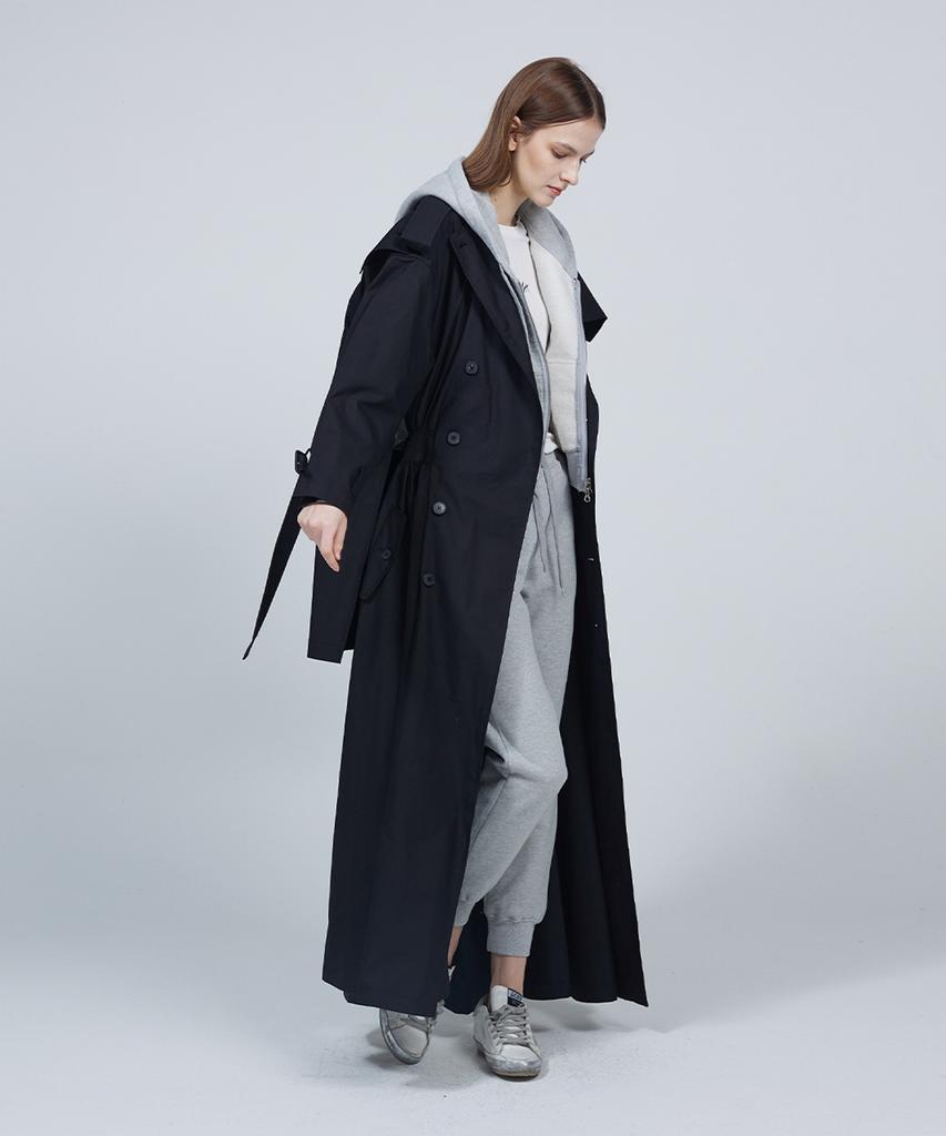 Mmam Signature Double Button Trench Coat