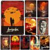 1979 Classic Movie Apocalypse Now Metal Plate Decorative Plate Bar Garage Metal Tin Sign Vintage Metal Plaque Industrial Decor