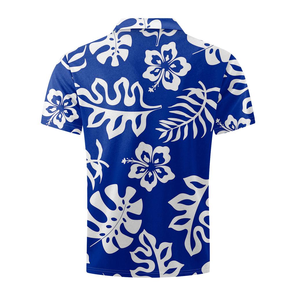 Men's Summer Leisure Culture Breathable Short Sleeved Shirt Top