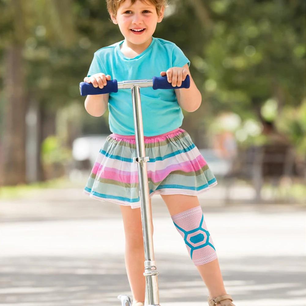 1PC Kids Knee Brace Sleeve,Knee Pads for Kids,Youth Knee Compression Sleeve Children Knee Support Boys & Girls Kids KneePads