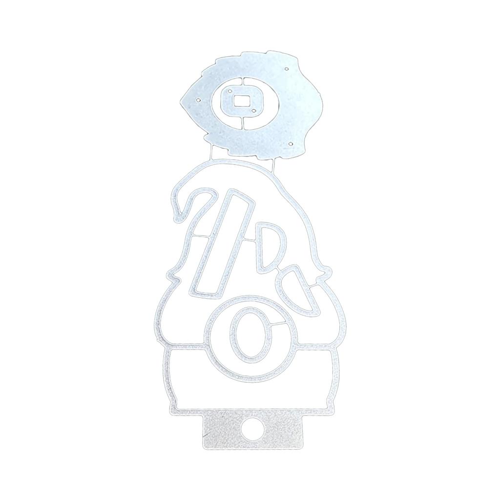 Рождественские леденцы Вырубные штампы Рождественские эмбоссирующие вырубные штампы для изготовления поздравительных открыток DIY Скрапбукинг Трафарет Форма